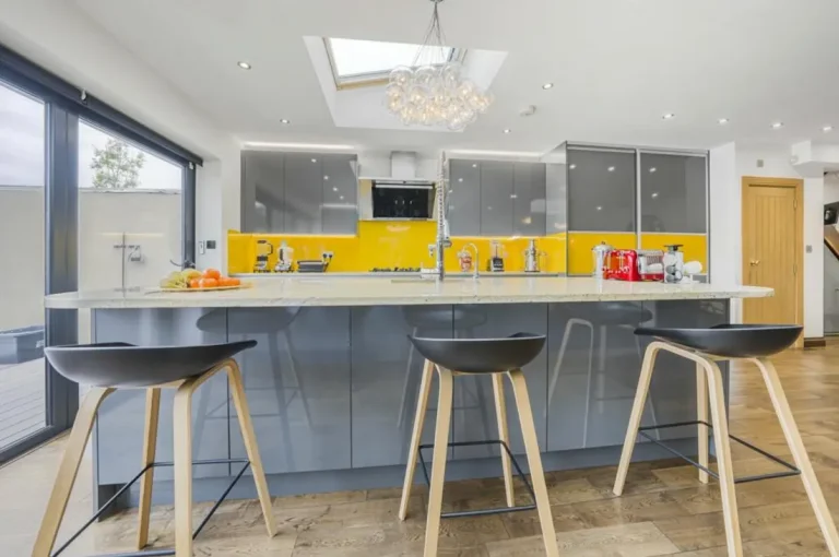 Southend-on-Sea architects creating innovative kitchen extension designs that enhance functionality and style, with expert home extension plans and structural engineering services in Essex.