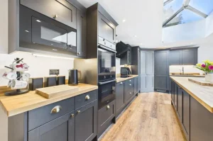 Kitchen extension services in Leigh-on-Sea, designed by expert architects to create spacious, open-plan kitchen and dining areas.