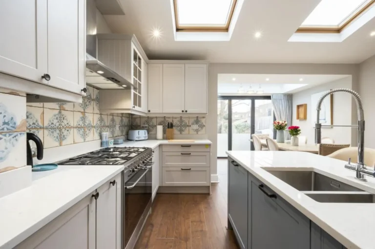 Affordable single storey house extensions in Basildon for kitchen, utility, or home office space with planning and design by Essex architects